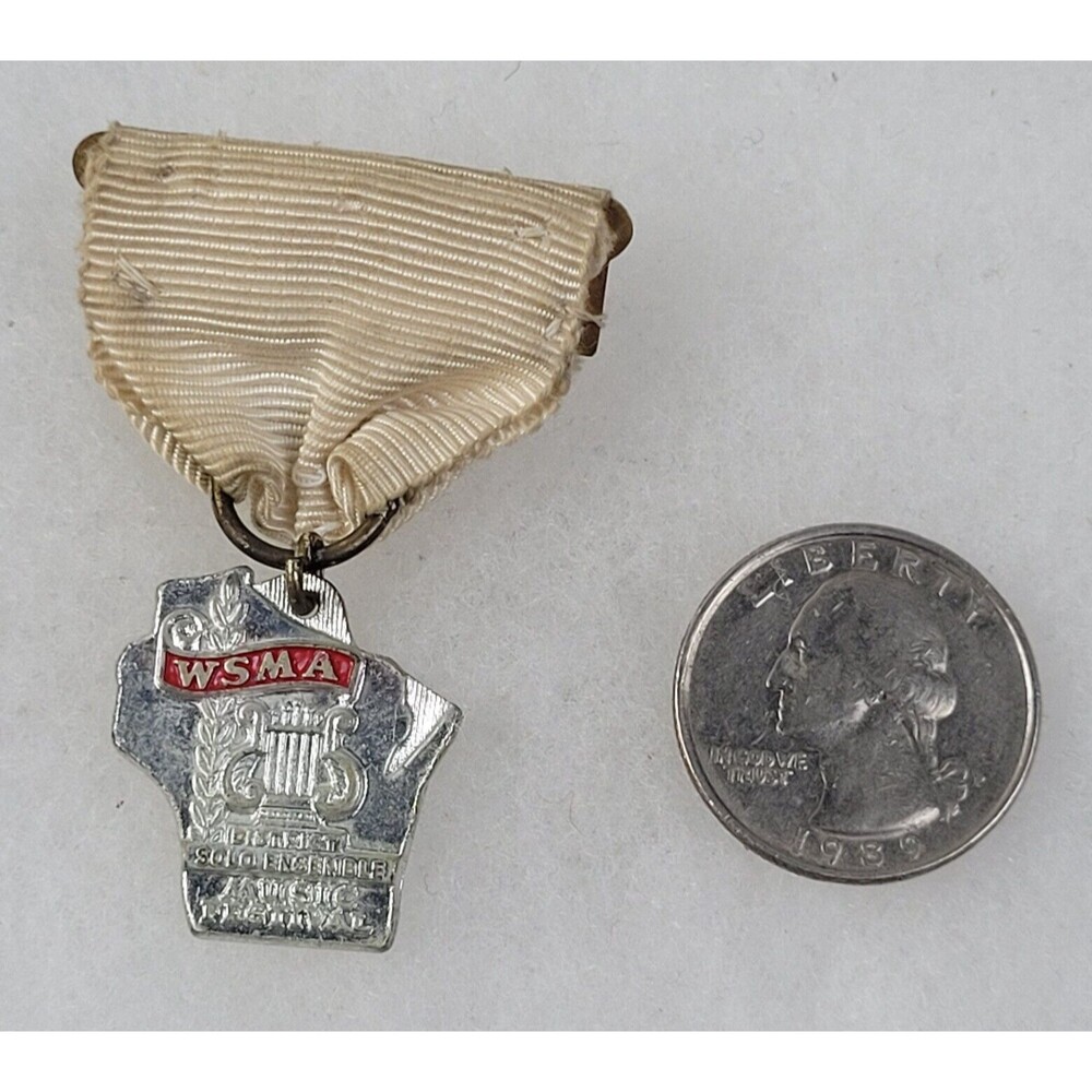 Vintage Medal WSMA WISCONSIN DISTRICT SOLO ENSEMBLE Music Festival SMWW